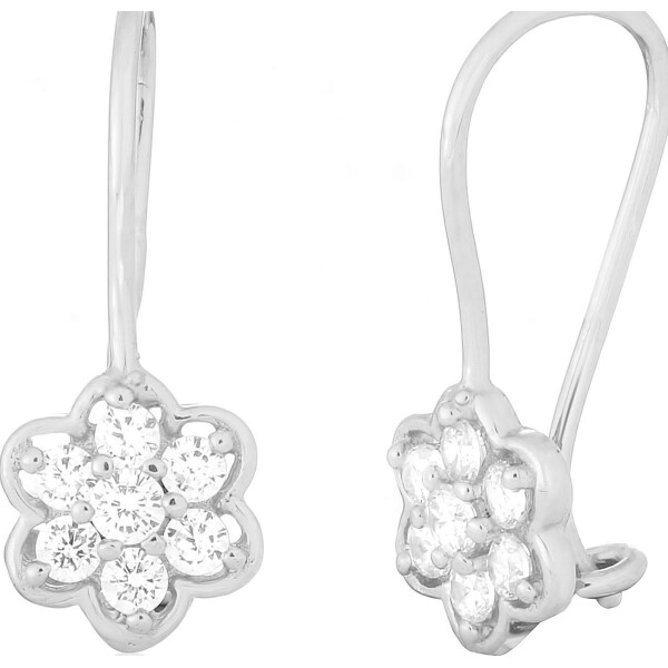 

Серьги из серебра с куб. циркониями (573869)