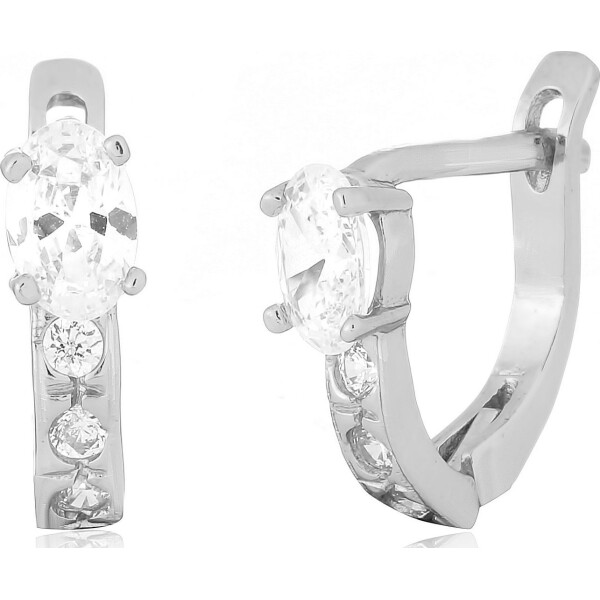 

Серьги из серебра с куб. циркониями (573873)