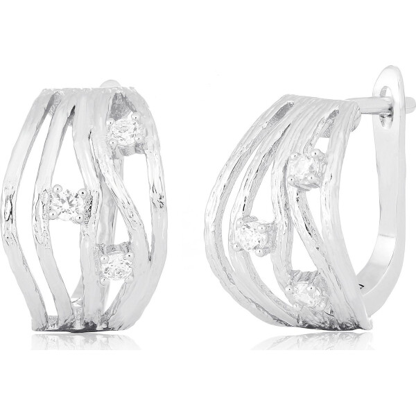 

Серьги из серебра с куб. циркониями (573887)