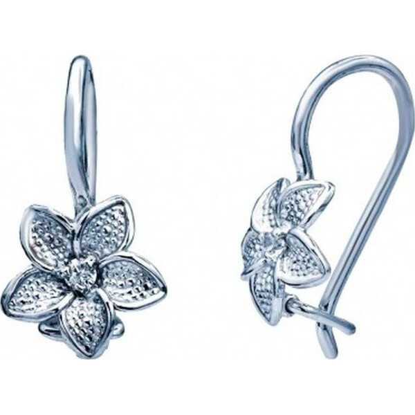 

Серьги из серебра с куб. циркониями (699827)