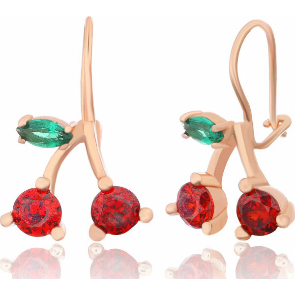 

Серьги из серебра с куб. циркониями (700738)