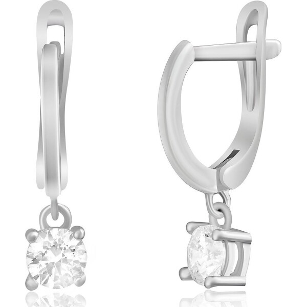 

Серьги из серебра с Swarovski Zirconia (813511)