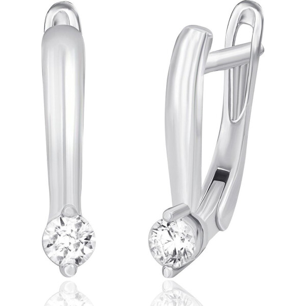 

Серьги из серебра с Swarovski Zirconia (813538)