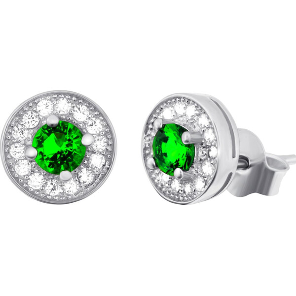 

Серьги из серебра с куб. циркониями (862211)