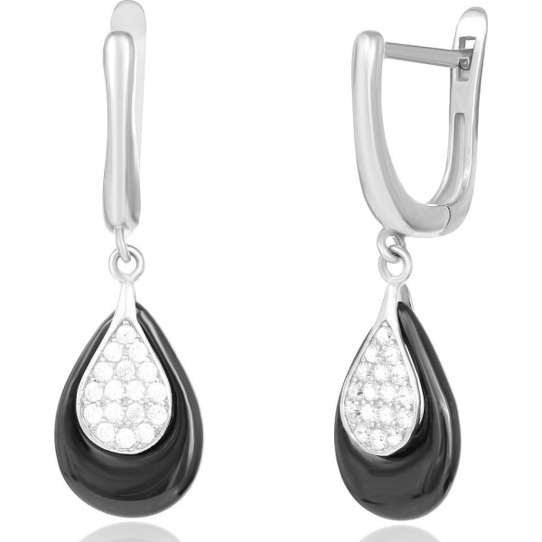 

Серьги из серебра с куб. циркониями (862217)