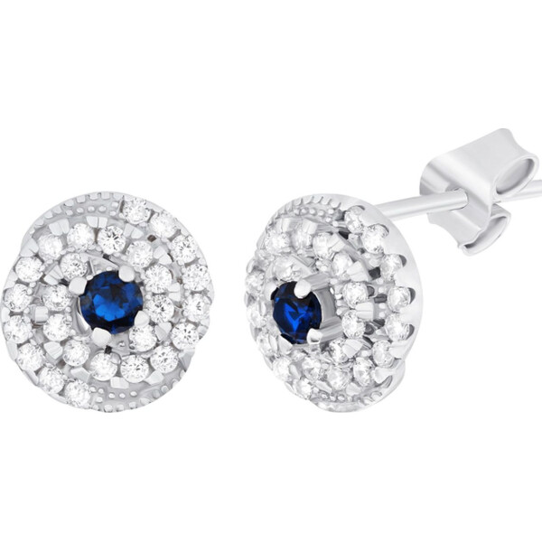 

Серьги из серебра с куб. циркониями (862230)