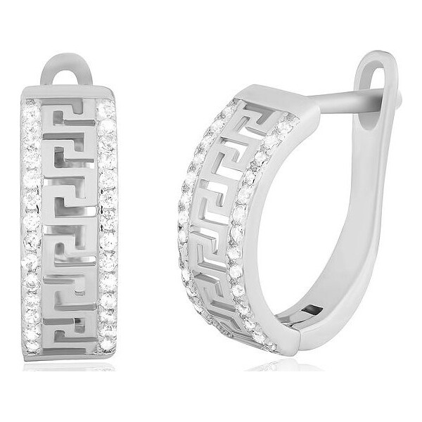 

Серьги из серебра с куб. циркониями (862570)