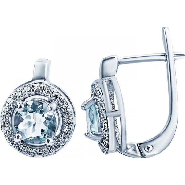 

Серьги из серебра с топазами (872957)