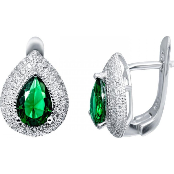 

Серьги из серебра с куб. циркониями (143727)