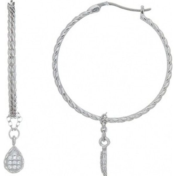 

Серьги из серебра с куб. циркониями (143762)
