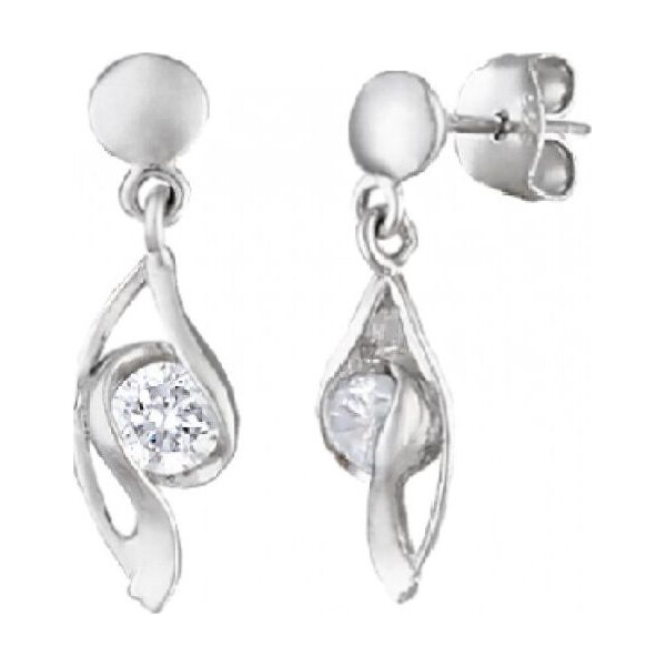 

Серьги из серебра с куб. циркониями (270395)