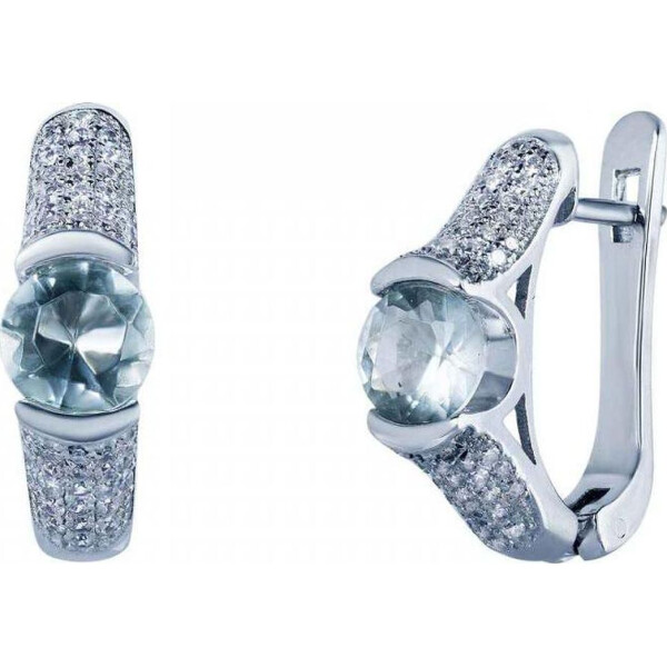 

Серьги из серебра с куб. циркониями (296870)