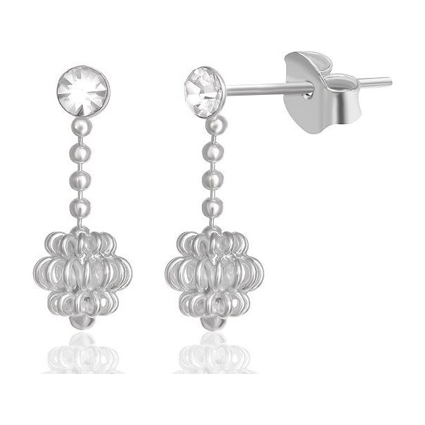 

Серьги из серебра с куб. циркониями (860377)