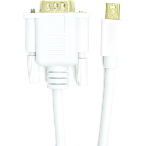 

Кабель PowerPlant mini DisplayPort (M) - VGA (M), 1 м, белый (CA912155)