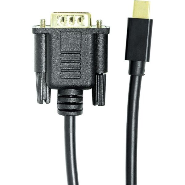 

Кабель PowerPlant mini DisplayPort (M) - VGA (M), 1 м, черный (CA911998)