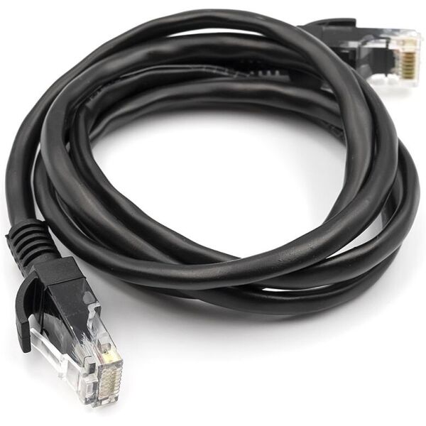 

Патч-корд PowerPlant Cat5E UTP 1 м, чорний (CA911547)