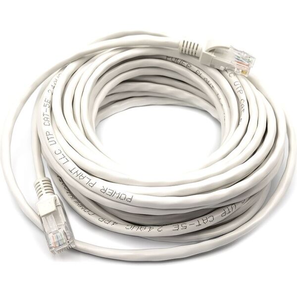 

Патч-корд PowerPlant Cat5E UTP 10м, белый (CA911653)