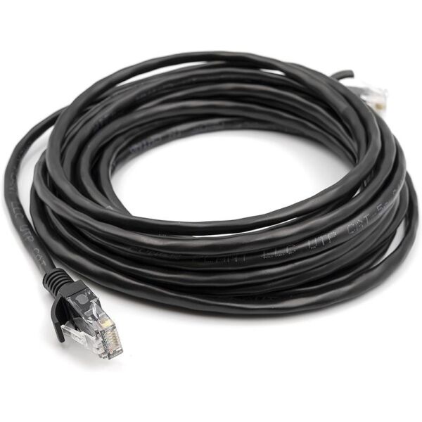 

Патч-корд PowerPlant Cat5E UTP 5м, чорний (CA911608)
