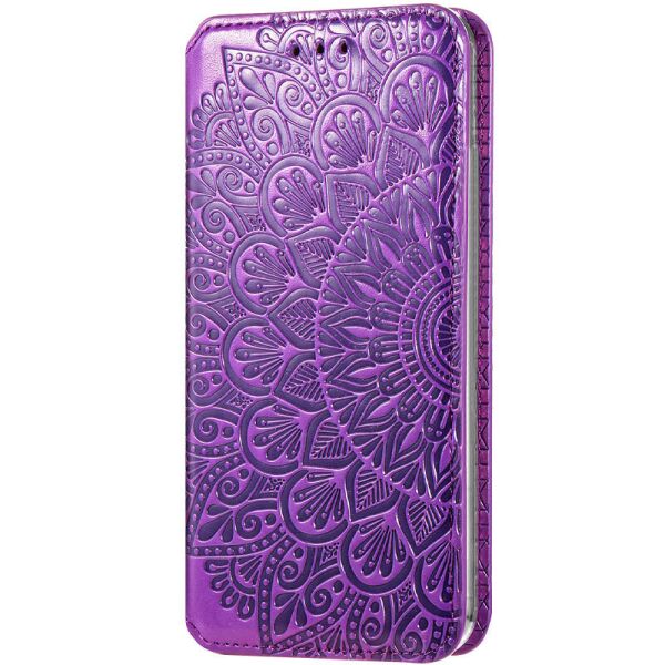 

Кожаный чехол книжка GETMAN Mandala (PU) для Samsung Galaxy M51 Фиолетовый