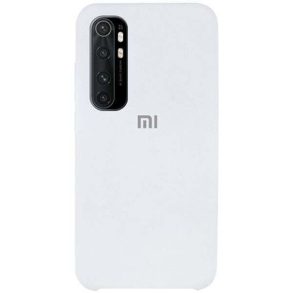 

Чехол Silicone Cover (AAA) для Xiaomi Mi Note 10 Lite Белый / White