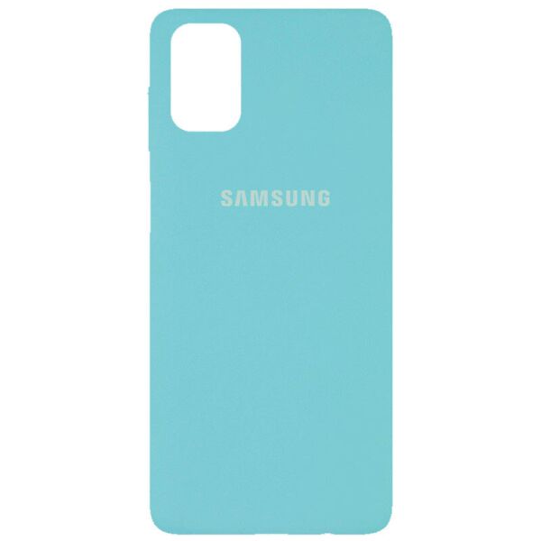 

Чехол Silicone Cover Full Protective (AA) для Samsung Galaxy M51 Бирюзовый / Ice Blue