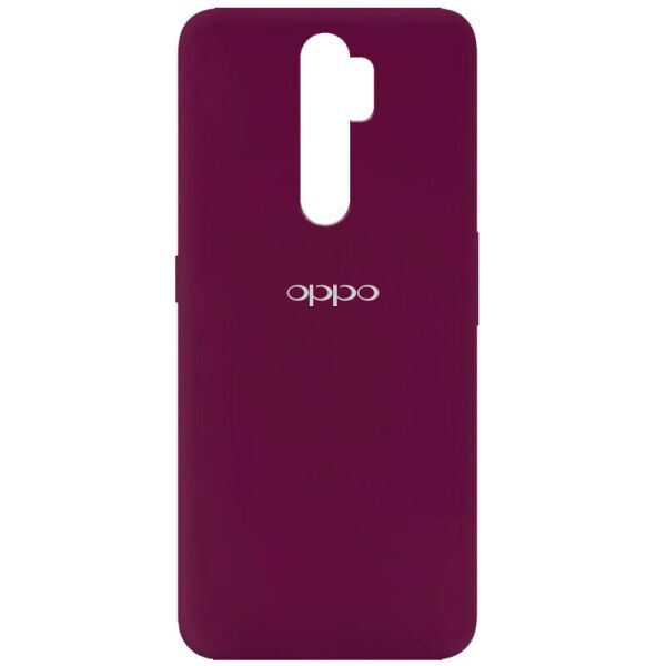 

Чехол Silicone Cover My Color Full Protective (A) для Oppo A5 (2020) / Oppo A9 (2020) Бордовый / Marsala