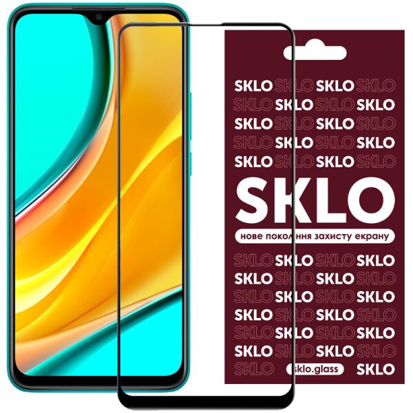 

Защитное стекло SKLO 3D (full glue) для Xiaomi Redmi 9 / Poco M3 / Note 9 4G / Redmi 9T