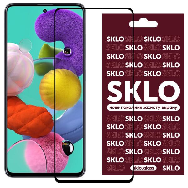 

Защитное стекло SKLO 3D (full glue) для Samsung Galaxy A51 / M31s