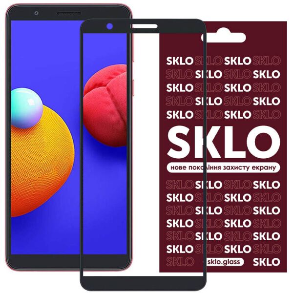

Защитное стекло SKLO 3D (full glue) для Samsung Galaxy M01 Core / A01 Core