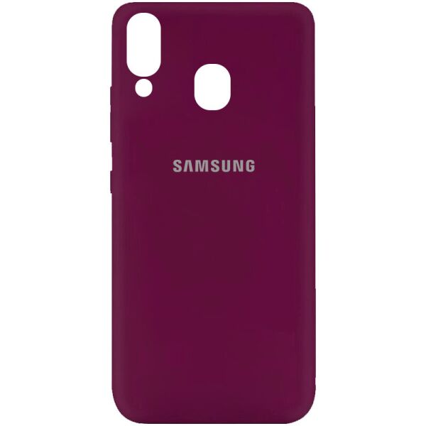 

Чехол Silicone Cover My Color Full Protective (A) для Samsung Galaxy A40 (A405F) Бордовый / Marsala