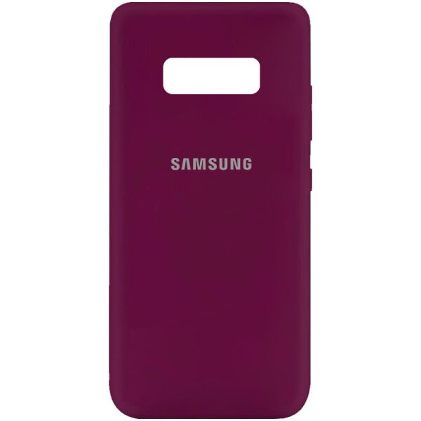 

Чехол Silicone Cover My Color Full Protective (A) для Samsung Galaxy S10e Бордовый / Marsala