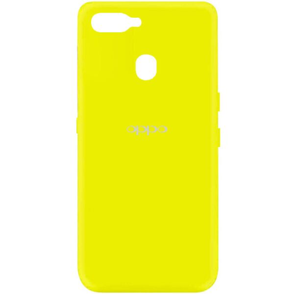 

Чехол Silicone Cover My Color Full Protective (A) для Oppo A5s / Oppo A12 Желтый / Flash