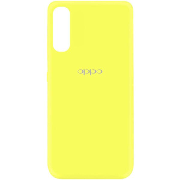 

Чехол Silicone Cover My Color Full Protective (A) для Oppo Find X2 Желтый / Flash