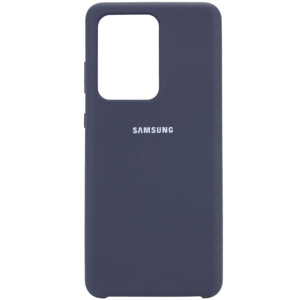 

Чехол Silicone Cover (AA) для Samsung Galaxy S20 Ultra Синий / Midnight blue