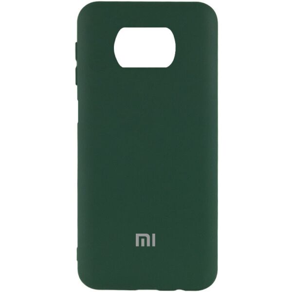 

Чехол Silicone Cover My Color Full Protective (A) для Xiaomi Poco X3 NFC / Poco X3 Pro Зеленый / Dark green
