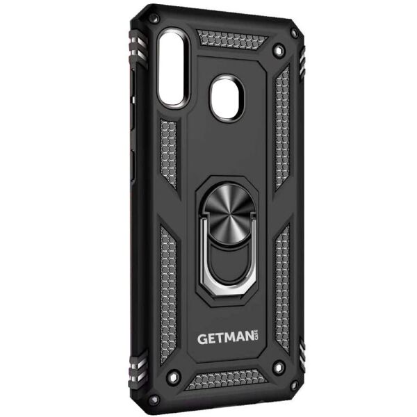 

Ударопрочный чехол GETMAN Serge Ring for Magnet для Samsung Galaxy A11 / M11 Черный