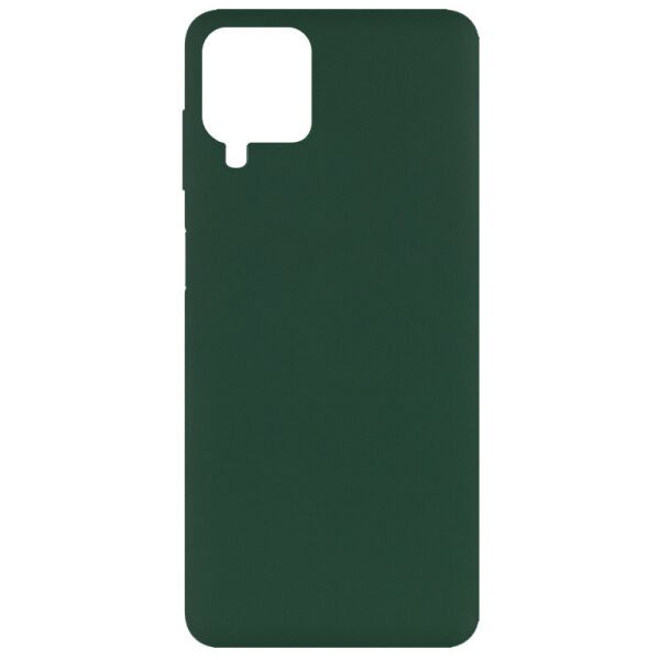

Чехол Silicone Cover Full without Logo (A) для Samsung Galaxy A12 Зеленый / Dark green