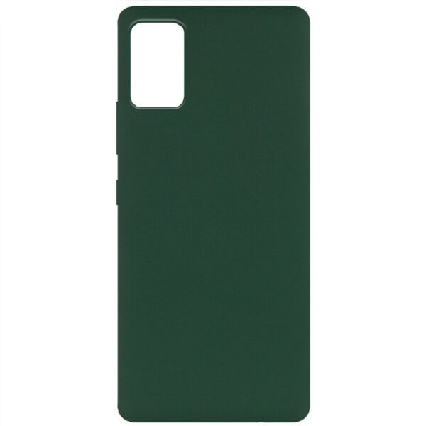 

Чехол Silicone Cover Full without Logo (A) для Samsung Galaxy A71 Зеленый / Dark green