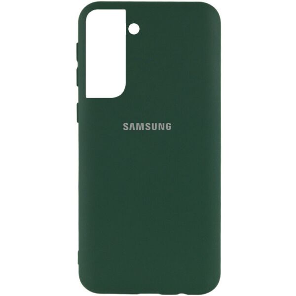 

Чехол Silicone Cover My Color Full Protective (A) для Samsung Galaxy S21 Зеленый / Dark green