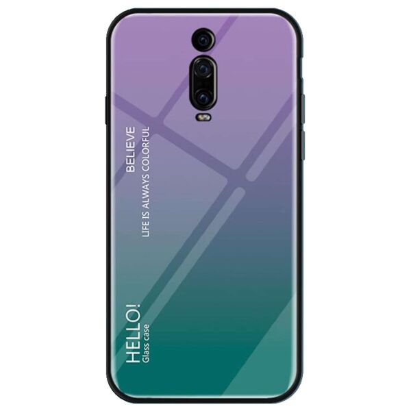 

TPU+Glass чехол Gradient HELLO для Xiaomi Redmi K20 / K20 Pro / Mi9T / Mi9T Pro