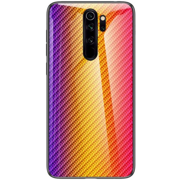 

TPU+Glass чехол Twist для Xiaomi Redmi Note 8 Pro Оранжевый