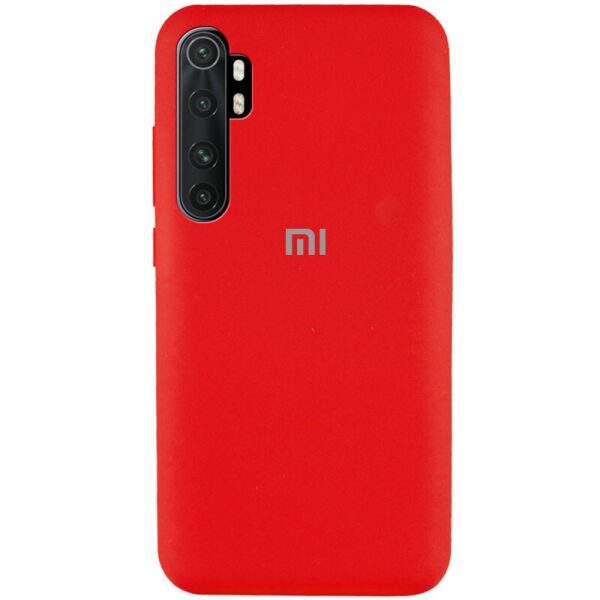 

Чехол Silicone Cover Full Protective (AA) для Xiaomi Mi Note 10 Lite Красный / Red