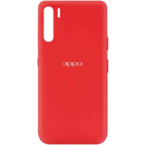 

Чехол Silicone Cover My Color Full Protective (A) для Oppo A91 Красный / Red