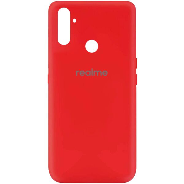 

Чехол Silicone Cover My Color Full Protective (A) для Realme C3 Красный / Red