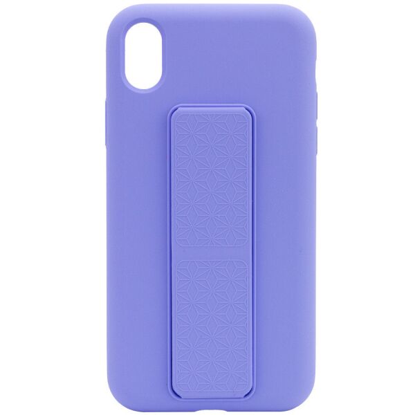 

Чехол Silicone Case Hand Holder для Apple iPhone X / XS (5.8") Сиреневый / Dasheen