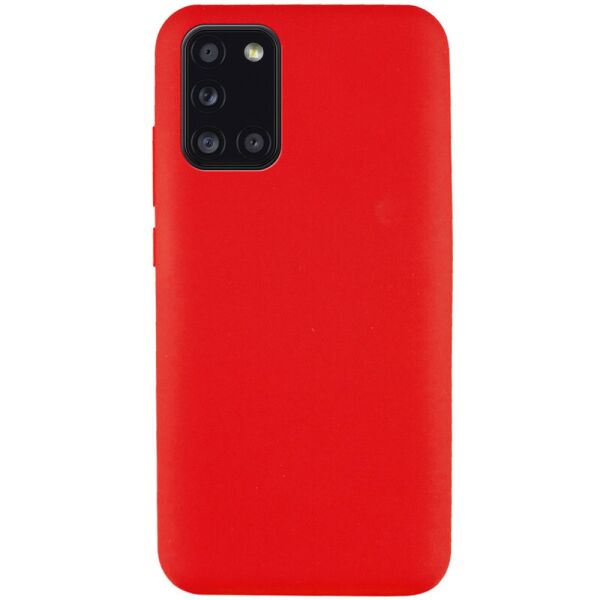 

Чехол Silicone Cover Full without Logo (A) для Samsung Galaxy A31 Красный / Red