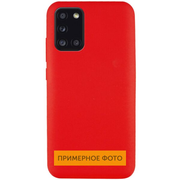 

Чехол Silicone Cover Full without Logo (A) для Samsung Galaxy M31 Красный / Red