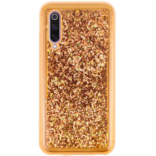 

TPU+PC чехол Sparkle (glitter) для Xiaomi Mi 9 Золотой