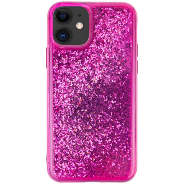 

TPU+PC чехол Sparkle (glitter) для Apple iPhone 11 (6.1") Малиновый