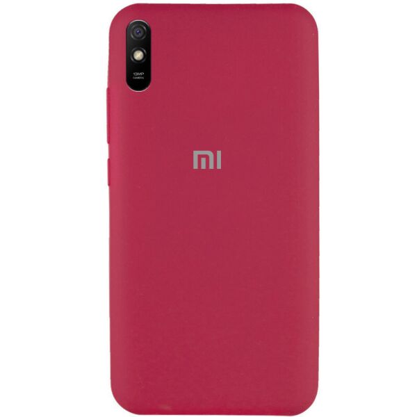 

Чехол Silicone Cover Full Protective (AA) для Xiaomi Redmi 9A Красный / Rose Red